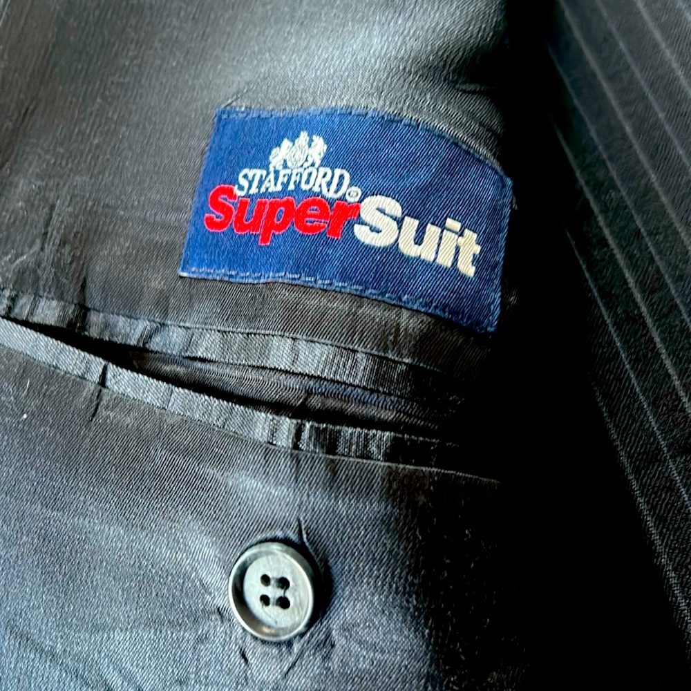 Staff or blue pin stripe
